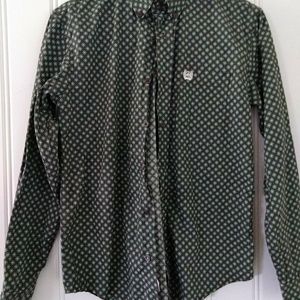 Cinch blouse Diamond print.